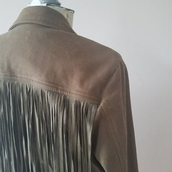 Stelen 'Toledo' Fringe Army Jacket/ Size Small - Picture 5 of 8